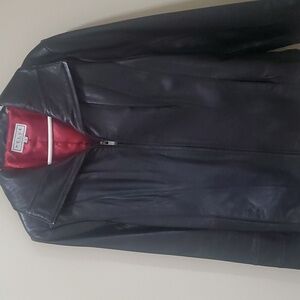 Pelle, black leather, women's XL, jacket